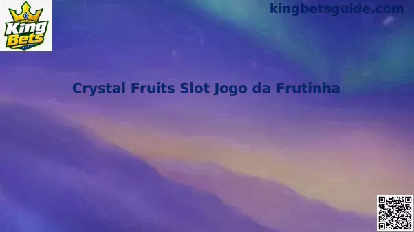 Crystal Fruits Mobile View