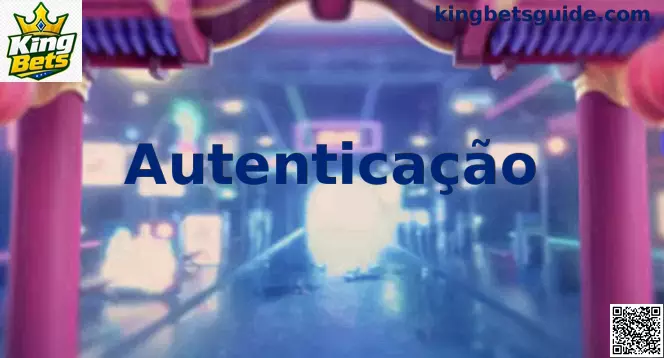 Interface do sistema de autenticação segura King Bets com foco em biometria e MFA
