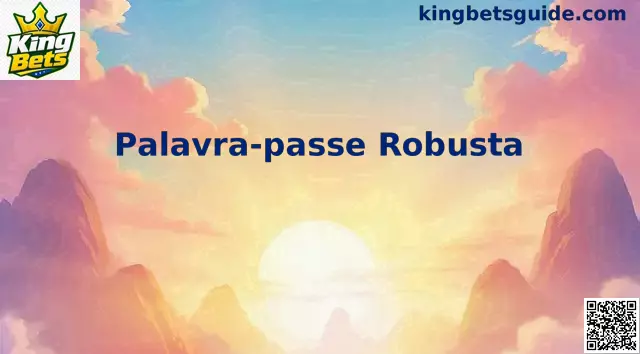 Conceito de Palavra-passe Robusta e segurança digital