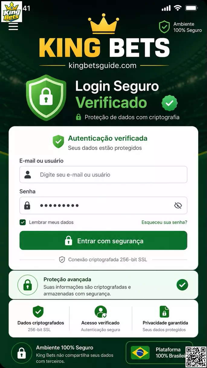 Segurança de Dados King Bets