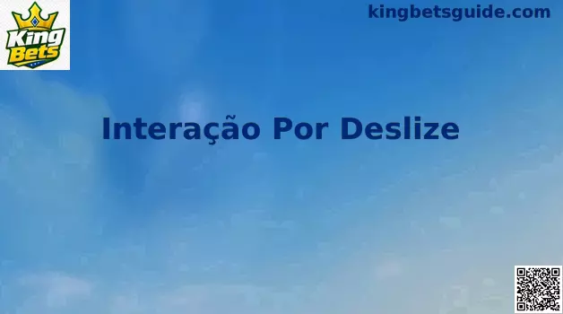 Interface de jogo demonstrando a interação por deslize e elementos visuais fluídos